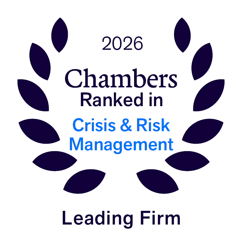 2026 Chambers Ranked in Crisis & Risk Management - Leading Firm
