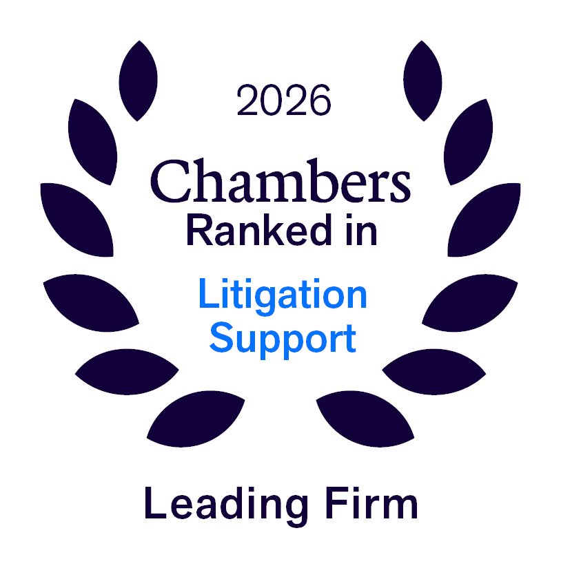 2026 Chambers Ranked in Litigation Support - Leading Firm
